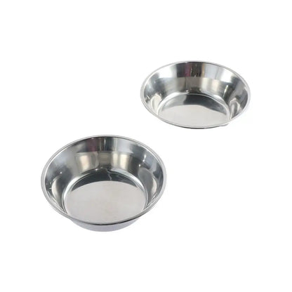 Stainless Steel Pet Bowl – Food & Water Feeder for Dogs & Cats | S to XXL