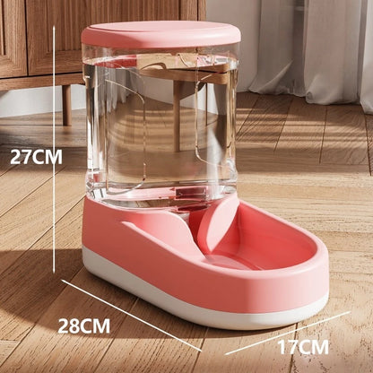 Automatic Pet Water Fountain & Feeder – Cordless Drinking Dispenser for Cats & Dogs