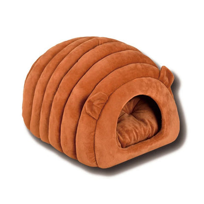 Washable Plush Pet Bed – Warm & Soft Sleeping Bed for Cats & Dogs