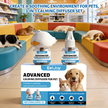 Pet Comfort Diffuser Kit – Soothing Liquid for Dogs & Cats
