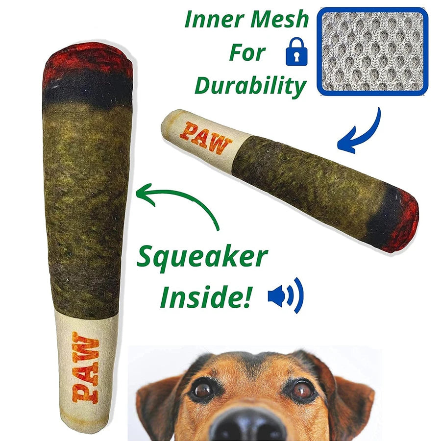 Plush Squeaky Dog Toy | Soft Stuffed Toy for Small, Medium & Large Dogs