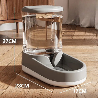 Automatic Pet Water Fountain & Feeder – Cordless Drinking Dispenser for Cats & Dogs