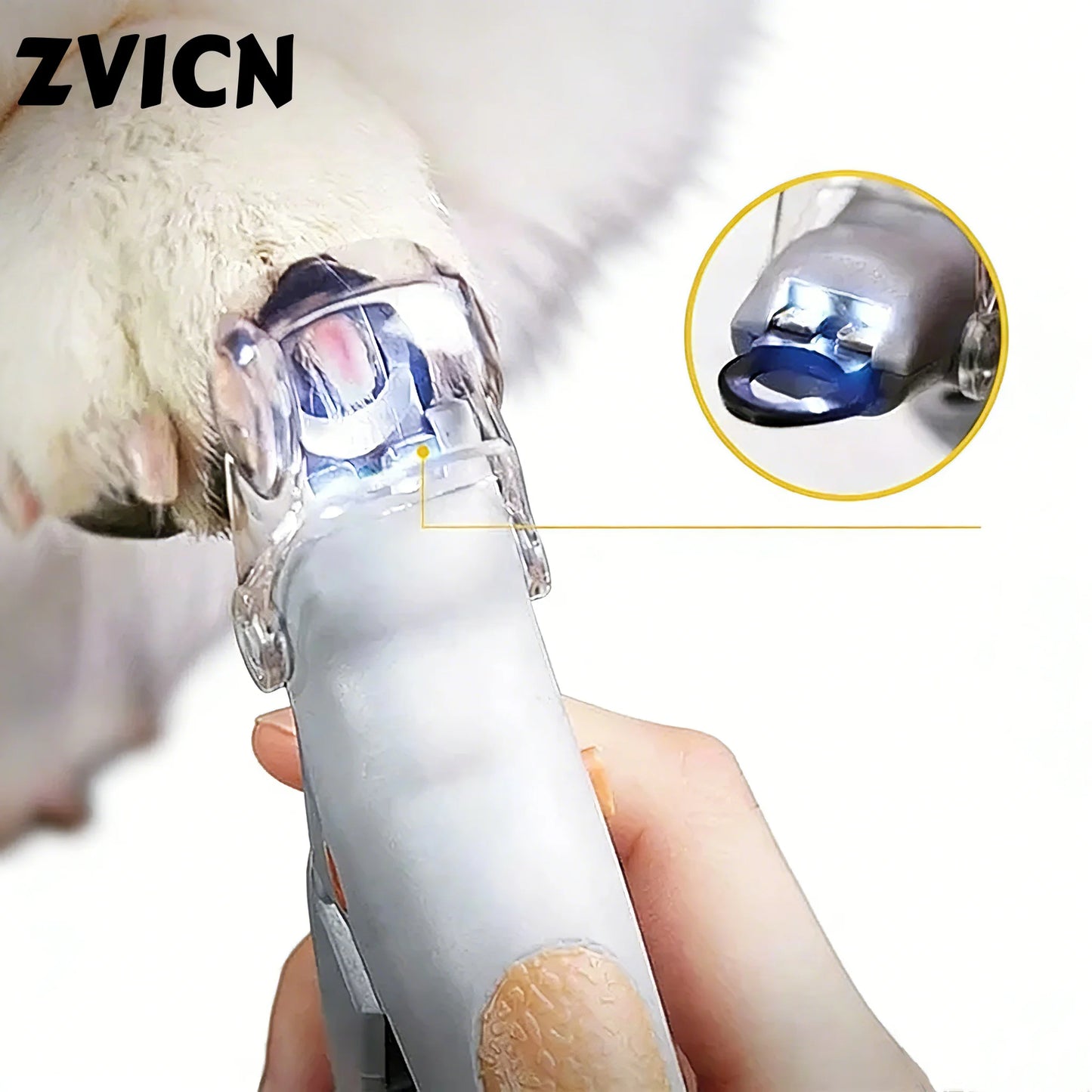 Pet Nail Clipper with LED Light – Precision Trimmer for Dogs & Cats
