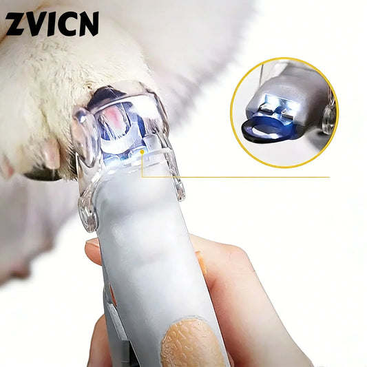 Pet Nail Clipper with LED Light – Precision Trimmer for Dogs & Cats