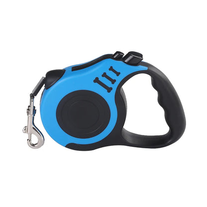 Retractable Dog & Cat Leash – 3m & 5m | Nylon Lead for Small Pets