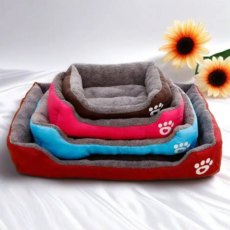Thick Plush Pet Bed Mat – Soft Cushion for Cats, Dogs & Puppies