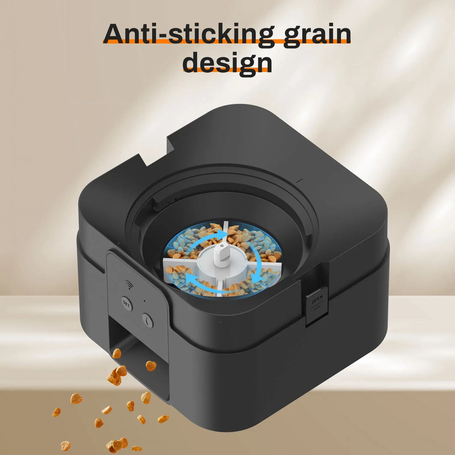 Smart Automatic Pet Feeder – Timed & Quantitative Food Dispenser for Cats & Dogs