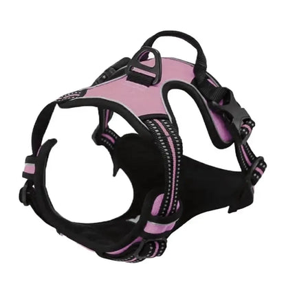 Dog Vest Harness – Lightweight Adjustable Collar & Harness Set for Small & Medium Dogs