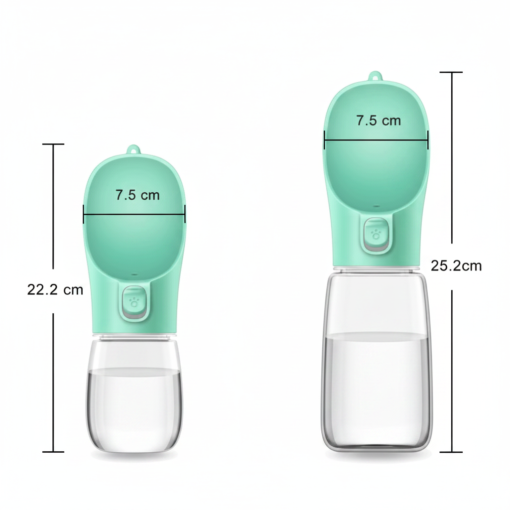 Portable Dog Water Bottle | Leakproof Drinking Bottle for Walks