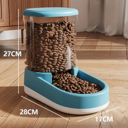 Automatic Pet Water Fountain & Feeder – Cordless Drinking Dispenser for Cats & Dogs