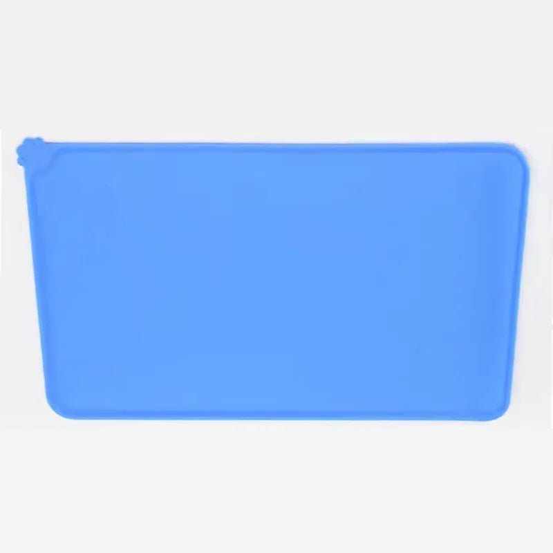 Waterproof Pet Feeding Mat – High Raised Edges Silicone Food Mat for Dogs & Cats
