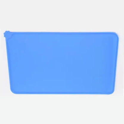 Waterproof Pet Feeding Mat – High Raised Edges Silicone Food Mat for Dogs & Cats
