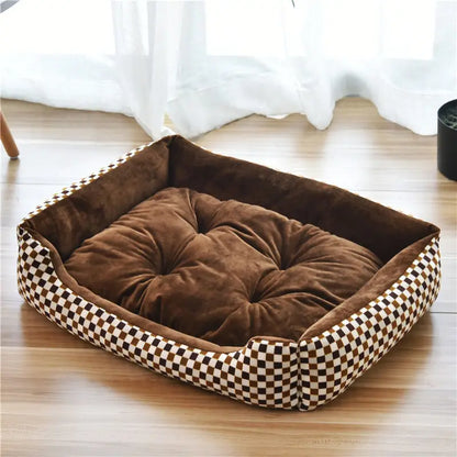 Thick Plush Pet Bed Mat – Soft Cushion for Cats, Dogs & Puppies