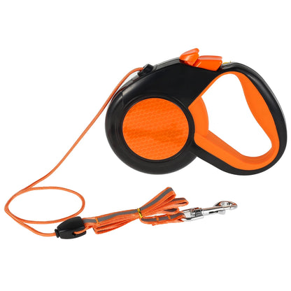 8M Retractable Dog Lead — Heavy Duty Walking Leash with Reflective Tape & Non-Slip Handle | Small, Medium & Large Dogs
