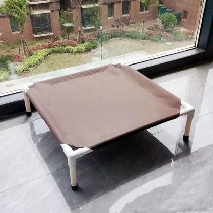 Elevated Folding Pet Camping Bed | Portable Washable Dog & Cat Hammock