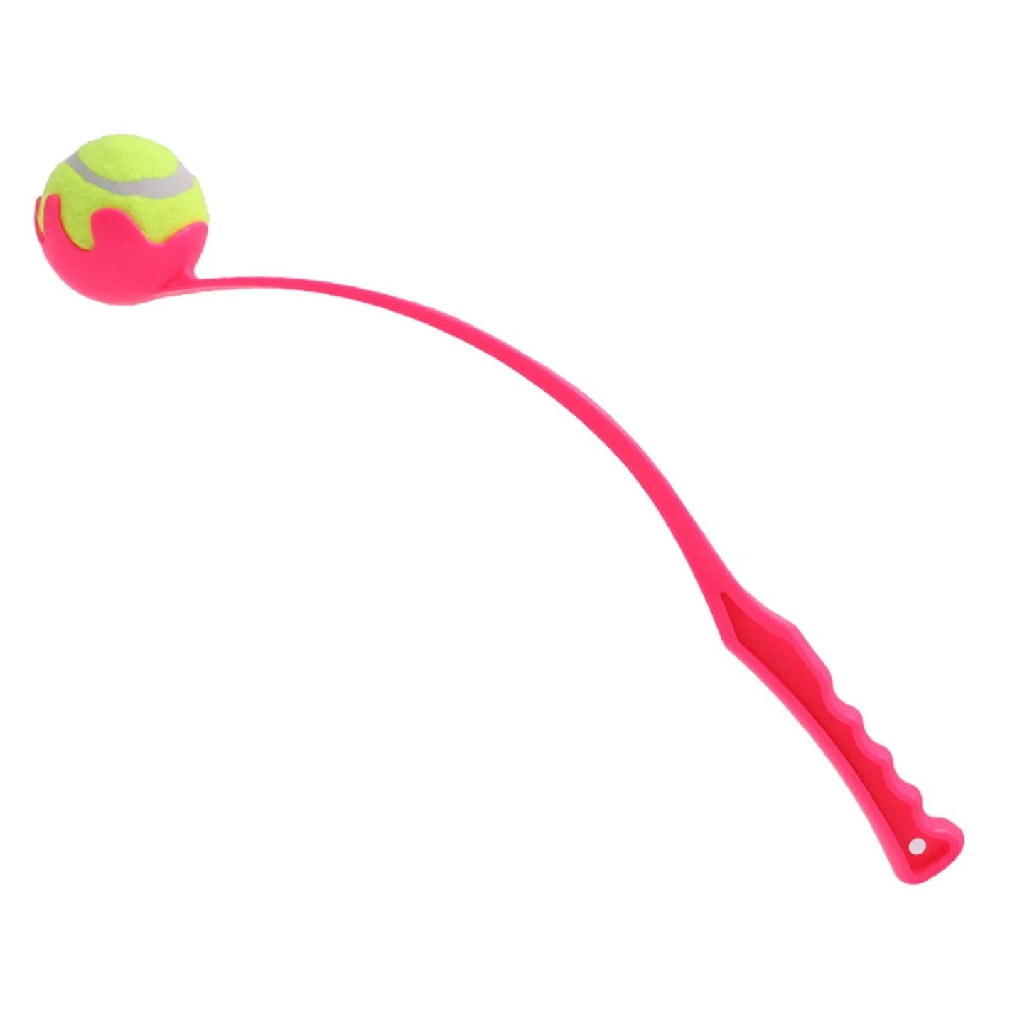 Dog Ball Thrower Stick | Outdoor Training & Play Toy with Tennis Ball