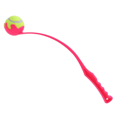 Dog Ball Thrower Stick | Outdoor Training & Play Toy with Tennis Ball