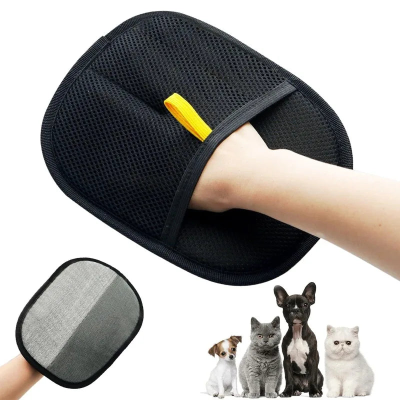 Pet Grooming Glove | Hair Remover Brush for Dogs & Cats