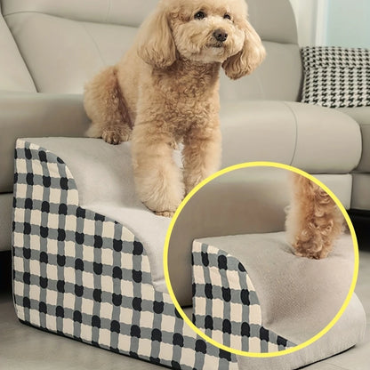 Non-Slip Pet Stairs – 2 & 3 Step Foam Steps for Dogs & Cats