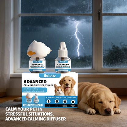 Pet Comfort Diffuser Kit – Soothing Liquid for Dogs & Cats