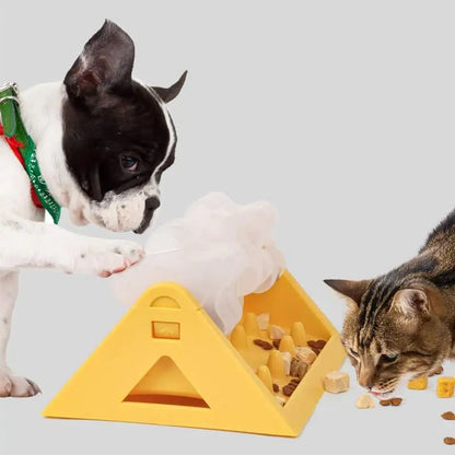 Interactive Dog Puzzle Feeder – Slow Feed Food Dispenser Toy with Leak-Proof Design