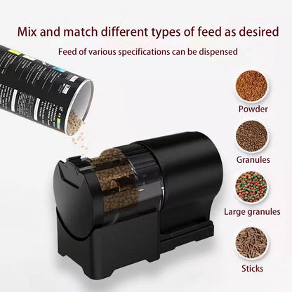 Automatic Fish Tank Feeder – Intelligent Timer for Fish, Turtles & Aquarium Pets