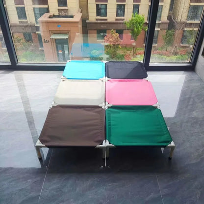 Elevated Folding Pet Camping Bed | Portable Washable Dog & Cat Hammock