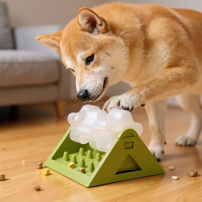 Interactive Dog Puzzle Feeder – Slow Feed Food Dispenser Toy with Leak-Proof Design