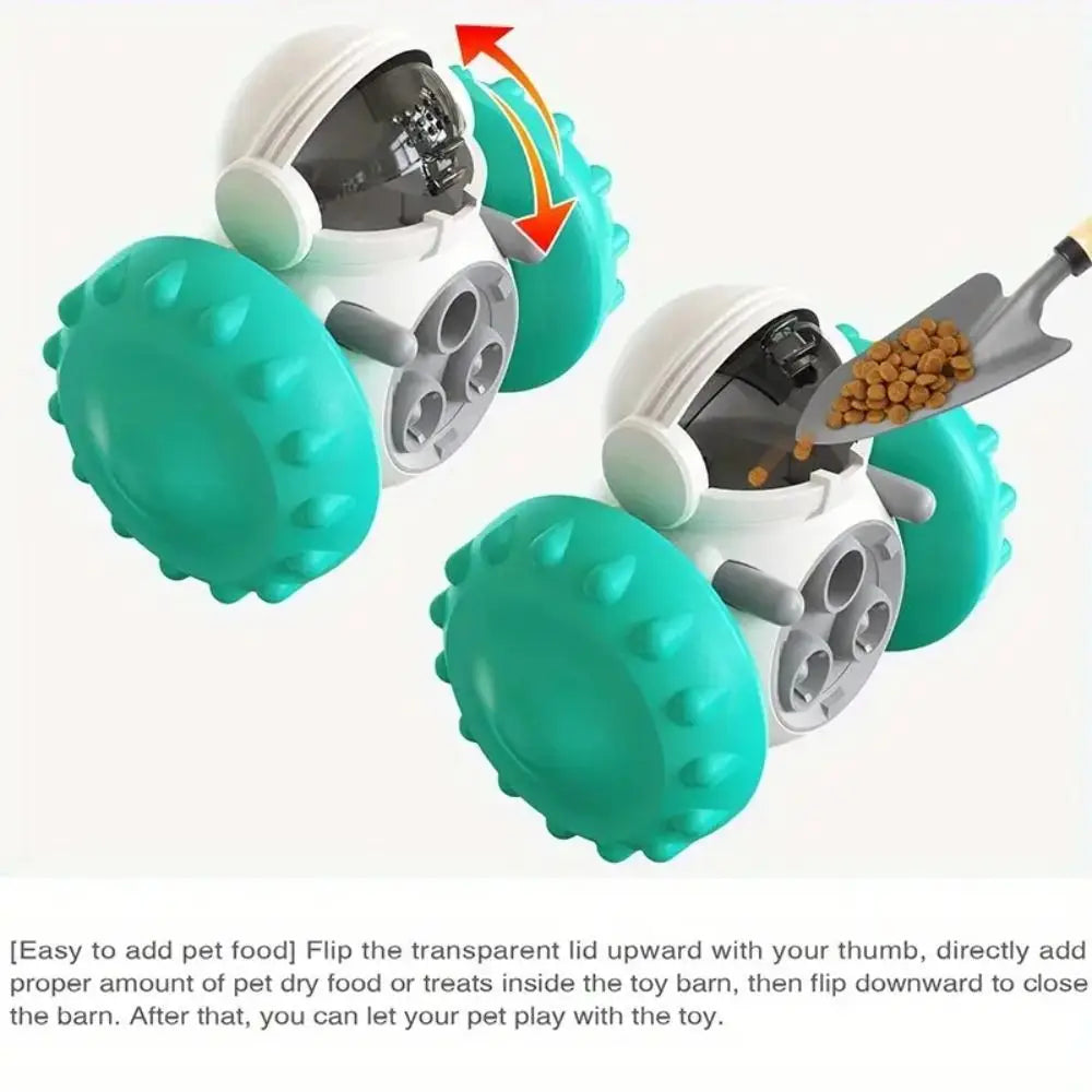 Robot-Shaped Interactive Dog Puzzle Toy – Treat Dispenser Slow Feeder Brain Game