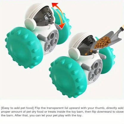 Robot-Shaped Interactive Dog Puzzle Toy – Treat Dispenser Slow Feeder Brain Game
