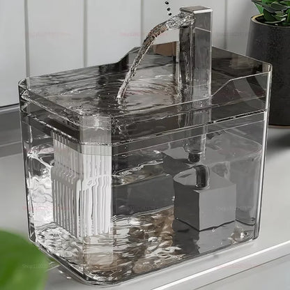 Automatic Cat Water Fountain with Filter & USB Pump
