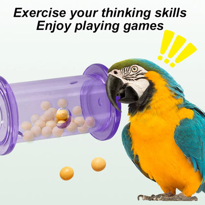 Bird & Parrot Foraging Puzzle Toy – Slow Feeder Treat Dispenser for Parrots, Budgies & Hamsters