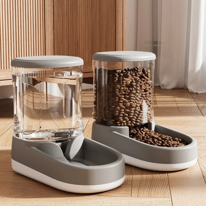 Automatic Pet Water Fountain & Feeder – Cordless Drinking Dispenser for Cats & Dogs