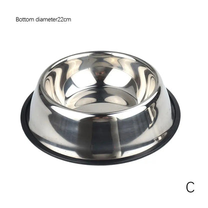 Stainless Steel Pet Bowl – Anti-Slip, Anti-Ant Food & Water Dish for Dogs & Cats