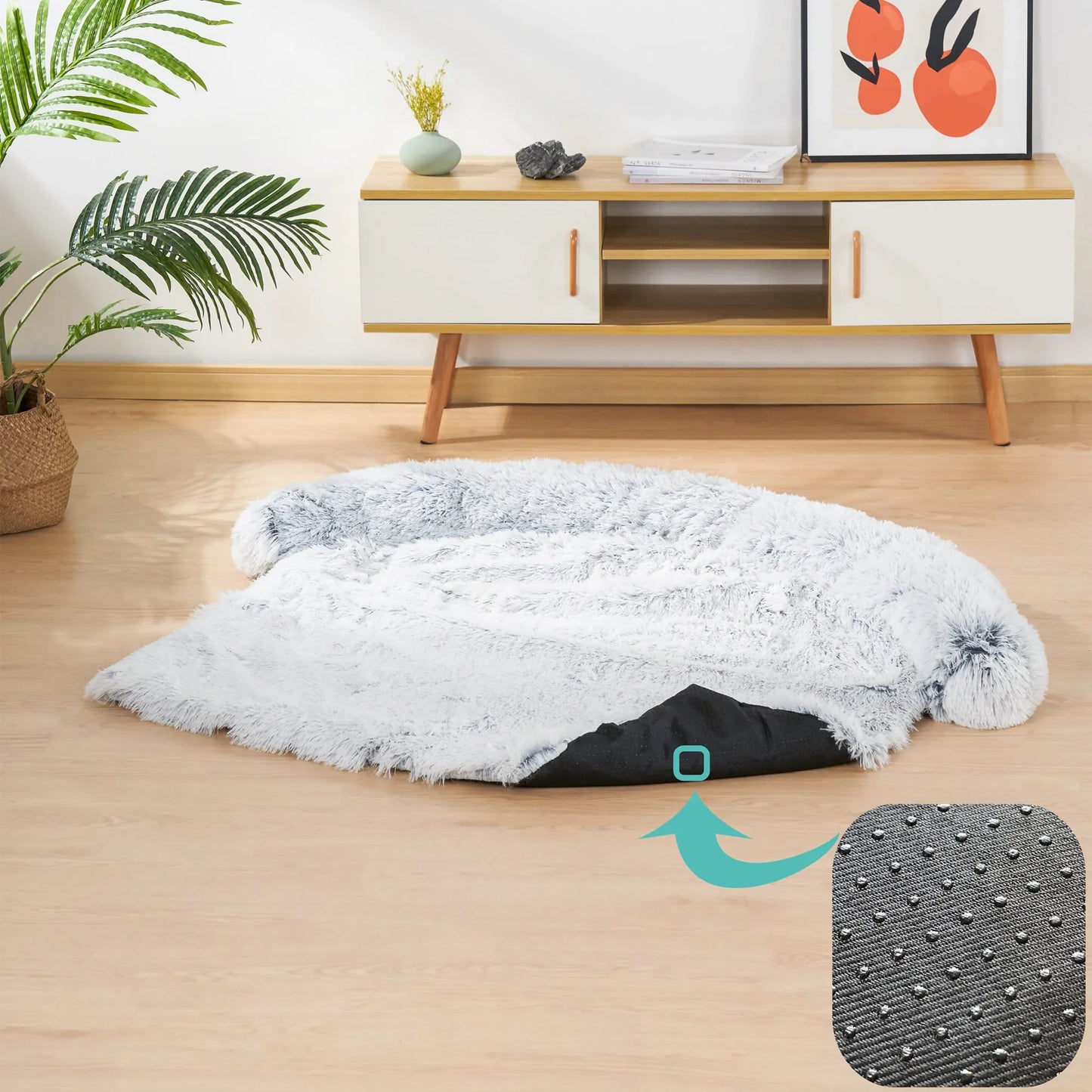 Soft Pet Sofa Bed – Washable Furniture Protector Mat for Dogs & Cats